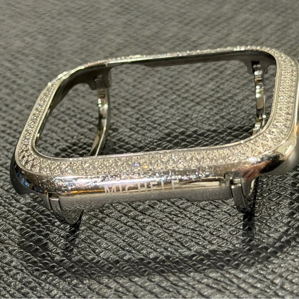 Michele Silver Diamond Watch Bezel - Picture 5 of 10